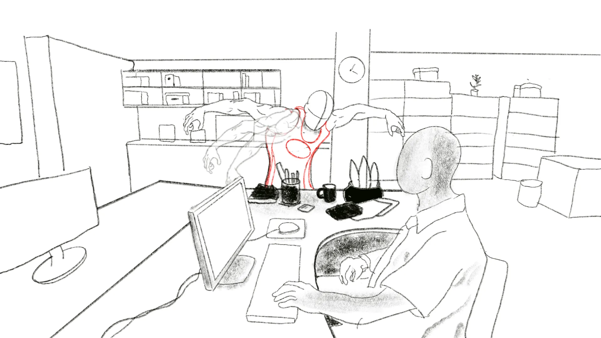 Club Max storyboard frame 3