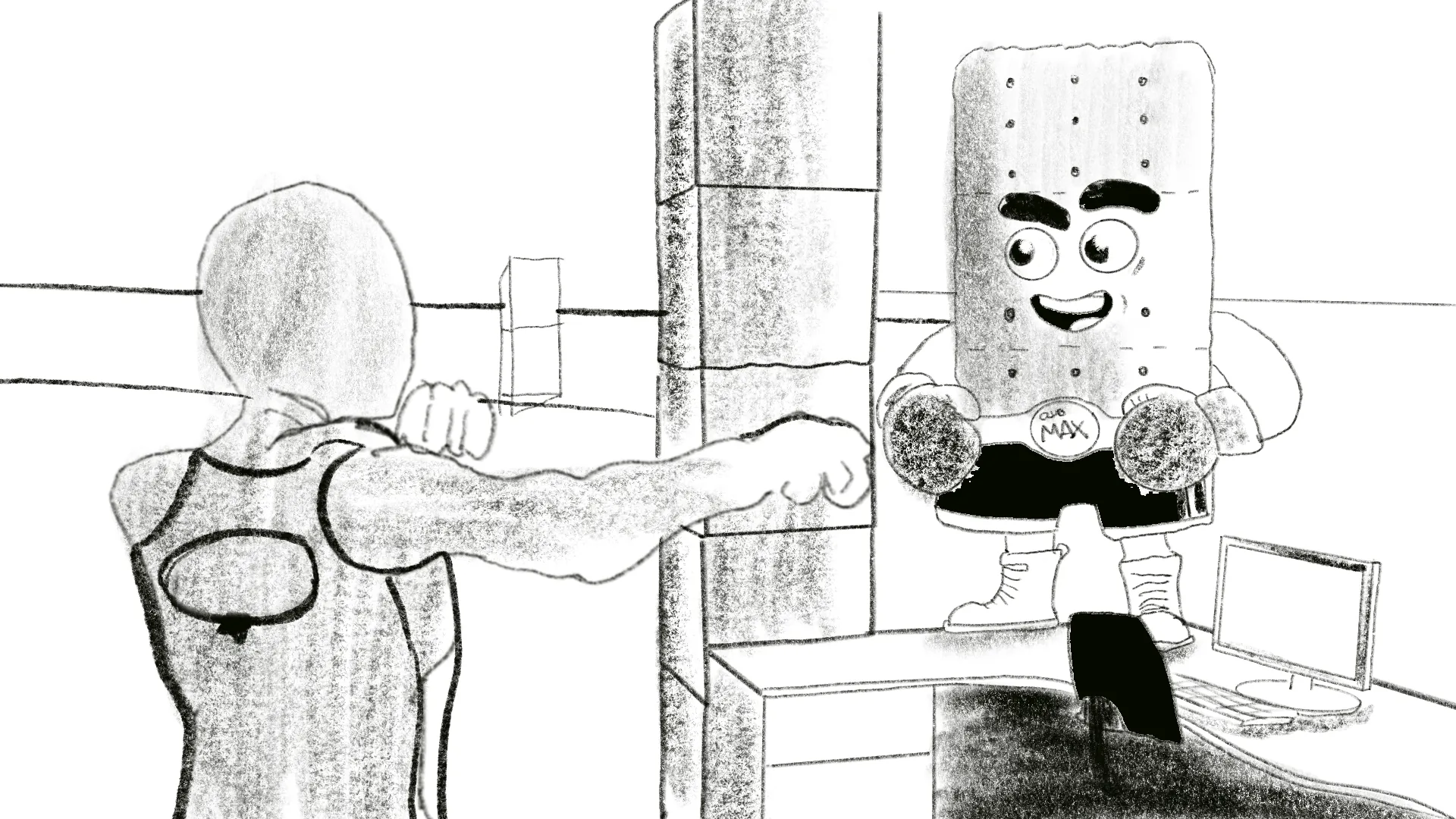 Club Max storyboard frame 7