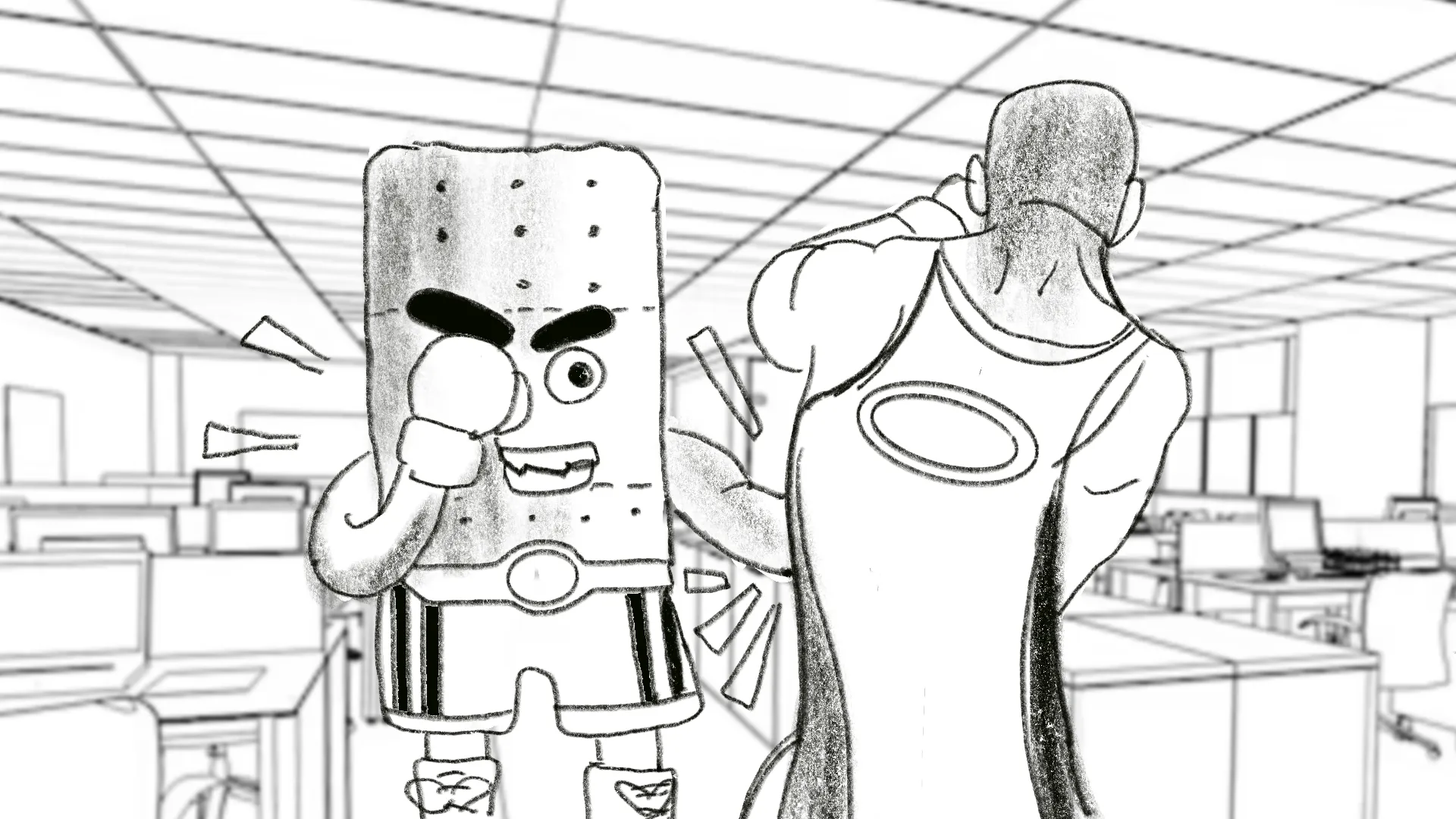 Club Max storyboard frame 9
