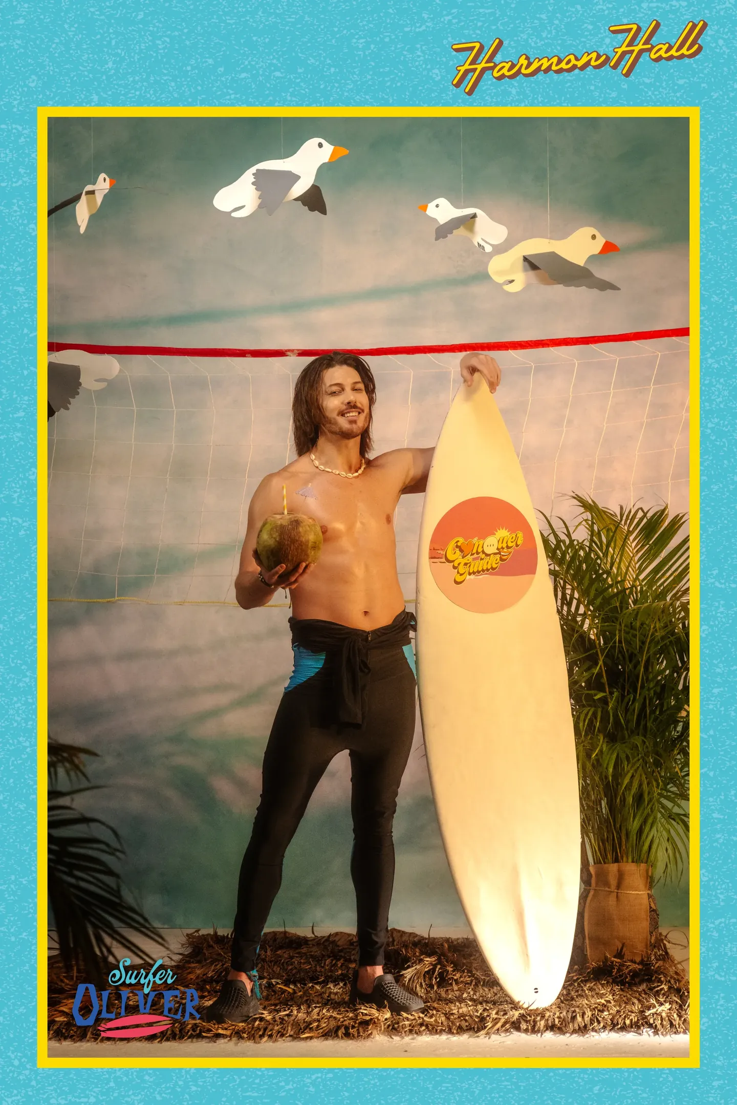 Surfer Oliver postcard