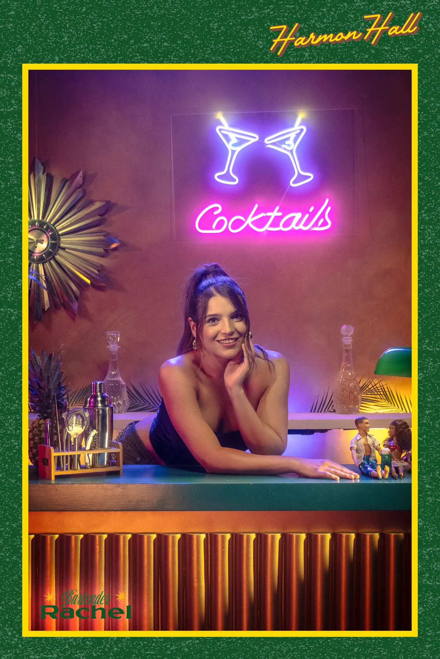 Cocktails postcard