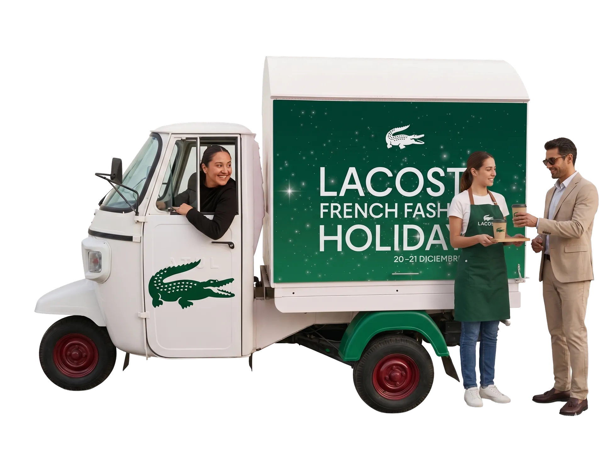Lacoste French Fashion Holidays truck