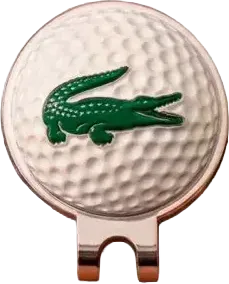 Lacoste golf-ball pin