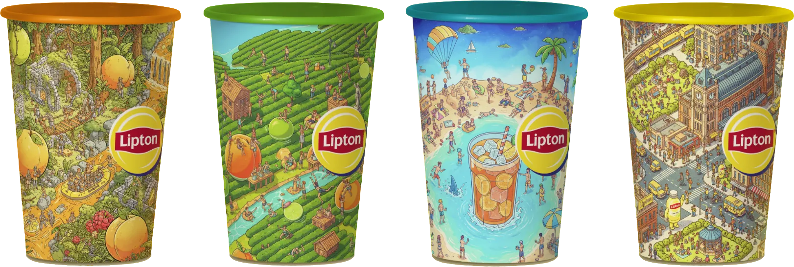 Where's my Lipton collectible cups