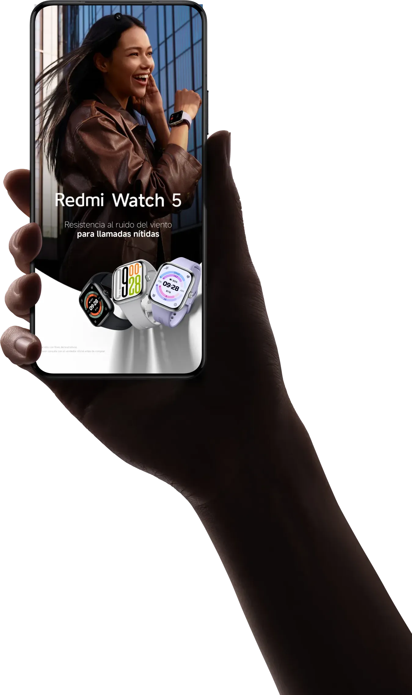 Redmi Watch 5 campaign on a Xiaomi phone